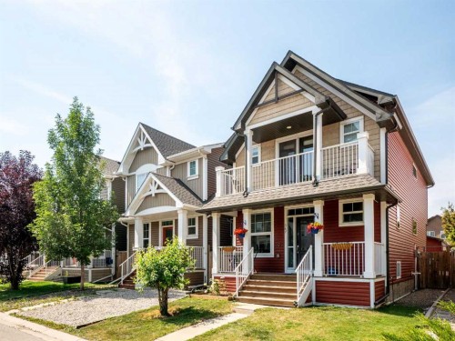 367 Auburn Crest Way Se, Calgary, AB - Outdoor With Balcony With Facade