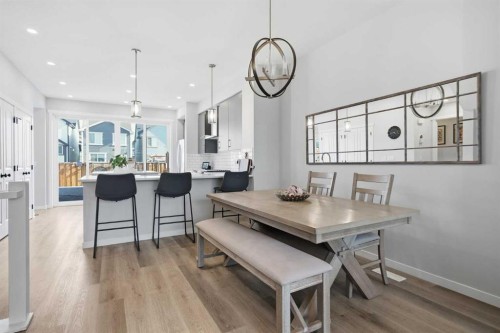 578 Masters Road Se, Calgary, AB - Indoor Photo Showing Dining Room