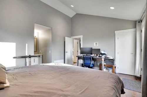 109 Patterson View Sw, Calgary, AB - Indoor Photo Showing Bedroom