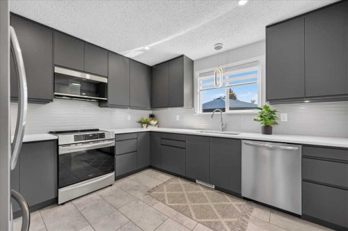 39 Midridge Gardens Se, Calgary, AB - Indoor Photo Showing Kitchen With Stainless Steel Kitchen With Upgraded Kitchen