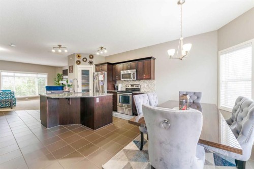 57 Sage Bank Grove Nw, Calgary, AB - Indoor Photo Showing Kitchen With Upgraded Kitchen
