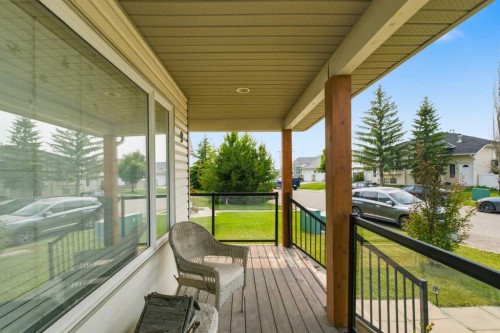 9 Ross Place, Crossfield, AB - Outdoor With Deck Patio Veranda With Exterior
