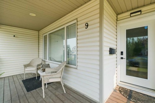 9 Ross Place, Crossfield, AB - Outdoor With Deck Patio Veranda With Exterior