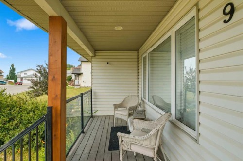 9 Ross Place, Crossfield, AB - Outdoor With Deck Patio Veranda With Exterior