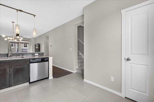 77 Kinlea Way Nw, Calgary, AB - Indoor Photo Showing Kitchen With Stainless Steel Kitchen