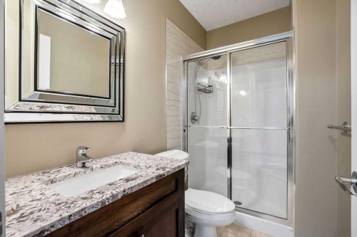 105 Lang Place, Okotoks, AB - Indoor Photo Showing Bathroom