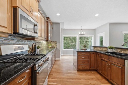 75 Royal Abbey Rise Nw, Calgary, AB - Indoor Photo Showing Kitchen With Upgraded Kitchen