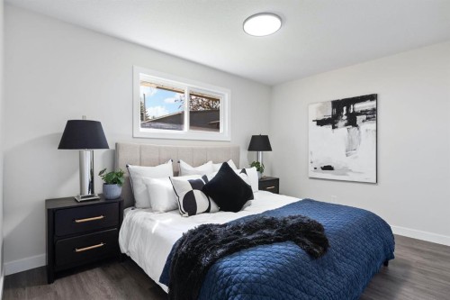 9608 5 Street Se, Calgary, AB - Indoor Photo Showing Bedroom