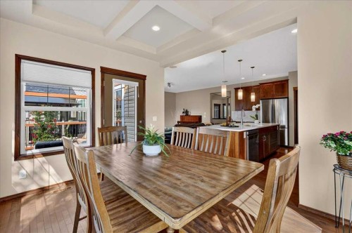 277 Evermeadow Avenue Sw, Calgary, AB - Indoor Photo Showing Dining Room
