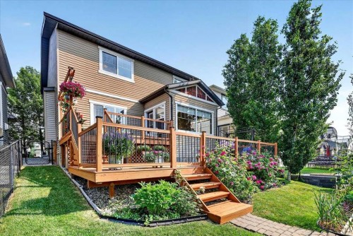 277 Evermeadow Avenue Sw, Calgary, AB - Outdoor With Deck Patio Veranda
