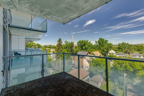 504-1020 9 Avenue Se, Calgary, AB - Outdoor With Balcony With Exterior