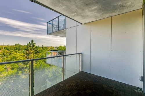 504-1020 9 Avenue Se, Calgary, AB - Outdoor With Balcony With Exterior