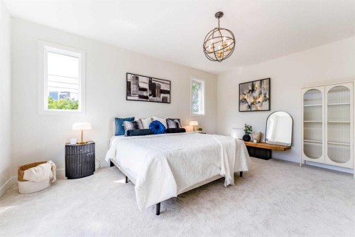 812 1 Street Nw, Calgary, AB - Indoor Photo Showing Bedroom