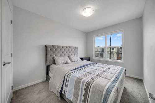 132 Howse Crescent Ne, Calgary, AB - Indoor Photo Showing Bedroom