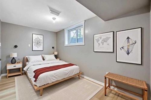 4819 Memorial Drive Se, Calgary, AB - Indoor Photo Showing Bedroom