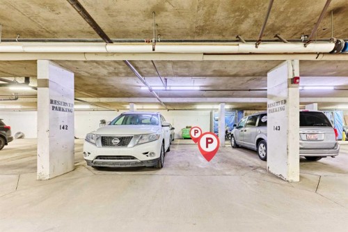106-126 14 Avenue Sw, Calgary, AB - Indoor Photo Showing Garage