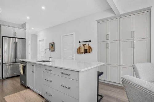 318 Marina Cove Se, Calgary, AB - Indoor Photo Showing Kitchen With Upgraded Kitchen