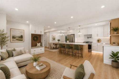 439 Arlington Drive Se, Calgary, AB - Indoor Photo Showing Living Room