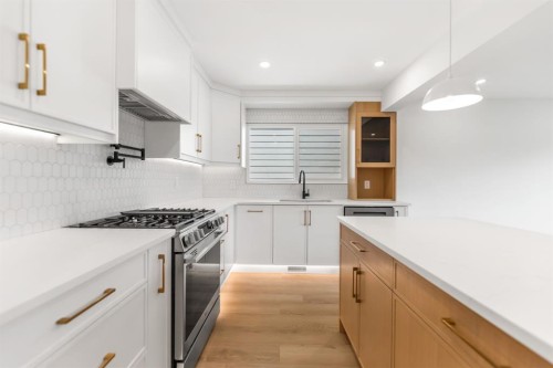 439 Arlington Drive Se, Calgary, AB - Indoor Photo Showing Kitchen