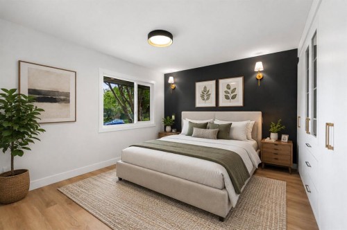 439 Arlington Drive Se, Calgary, AB - Indoor Photo Showing Bedroom