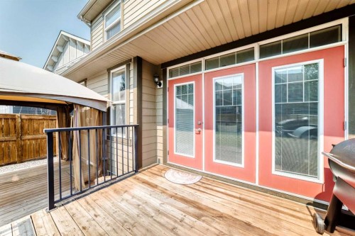 456 Mahogany Boulevard Se, Calgary, AB - Outdoor With Deck Patio Veranda With Exterior
