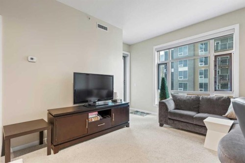 502-1410 1 Street Se, Calgary, AB - Indoor Photo Showing Living Room