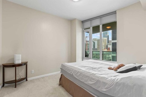 502-1410 1 Street Se, Calgary, AB - Indoor Photo Showing Bedroom