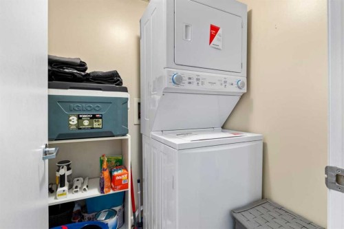 502-1410 1 Street Se, Calgary, AB - Indoor Photo Showing Laundry Room