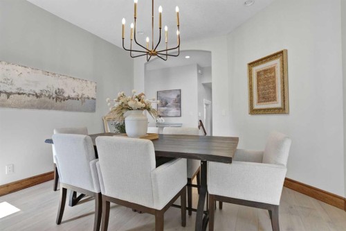 45 Sherwood View Nw, Calgary, AB - Indoor Photo Showing Dining Room