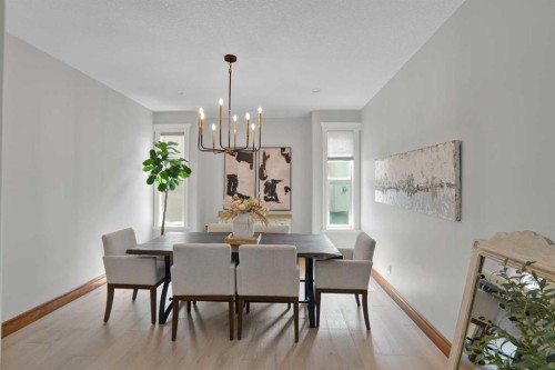 45 Sherwood View Nw, Calgary, AB - Indoor Photo Showing Dining Room