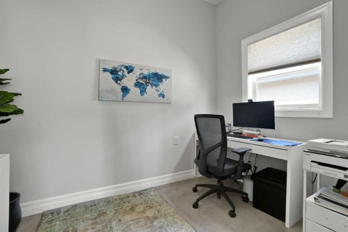 45 Sherwood View Nw, Calgary, AB - Indoor Photo Showing Office