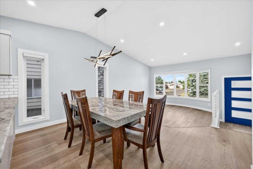 55 Whitehaven Crescent Ne, Calgary, AB - Indoor Photo Showing Dining Room