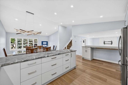 55 Whitehaven Crescent Ne, Calgary, AB - Indoor Photo Showing Kitchen With Upgraded Kitchen