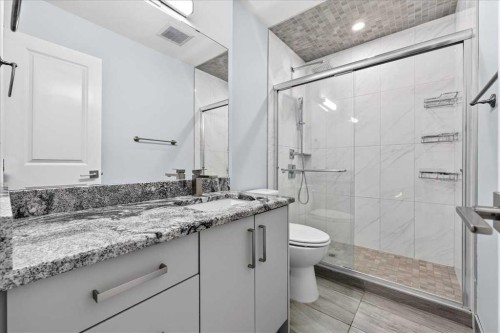 55 Whitehaven Crescent Ne, Calgary, AB - Indoor Photo Showing Bathroom