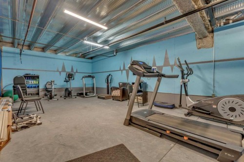 215-43 Sunrise Loop Se, High River, AB - Indoor Photo Showing Gym Room