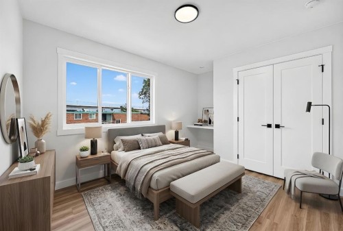 2018 12 Avenue Sw, Calgary, AB - Indoor Photo Showing Bedroom