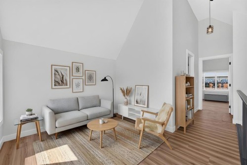 2018 12 Avenue Sw, Calgary, AB - Indoor Photo Showing Living Room