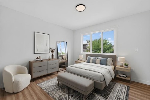 2018 12 Avenue Sw, Calgary, AB - Indoor Photo Showing Bedroom