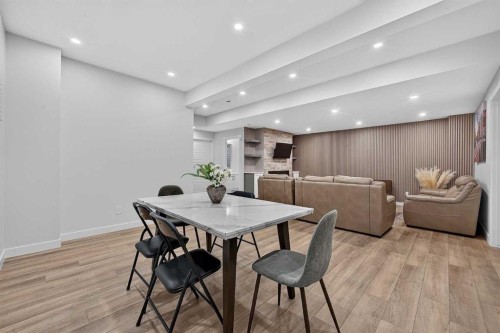 2177 Ravensdun Crescent Se, Airdrie, AB - Indoor Photo Showing Dining Room