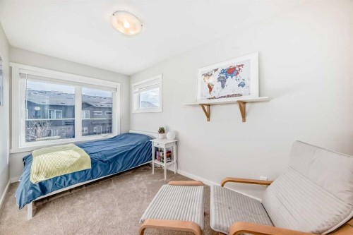 128-31 Red Embers Parade Ne, Calgary, AB - Indoor Photo Showing Bedroom