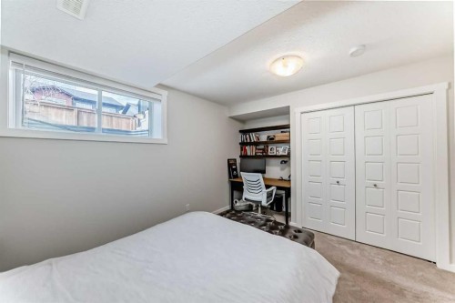 128-31 Red Embers Parade Ne, Calgary, AB - Indoor Photo Showing Bedroom