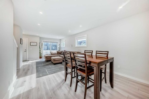 128-31 Red Embers Parade Ne, Calgary, AB - Indoor Photo Showing Dining Room