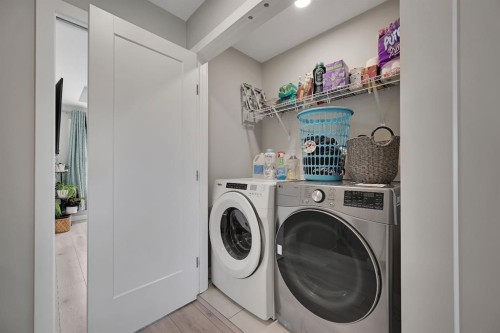 1265 Carrington Boulevard Nw, Calgary, AB - Indoor Photo Showing Laundry Room