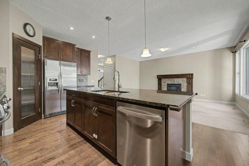 64 Copperpond Terrace Se, Calgary, AB - Indoor Photo Showing Kitchen With Upgraded Kitchen