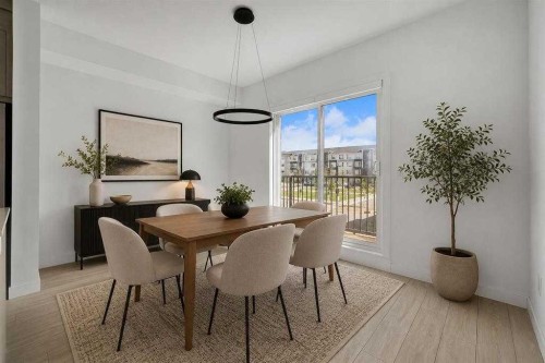 693 Savanna Boulevard Ne, Calgary, AB - Indoor Photo Showing Dining Room