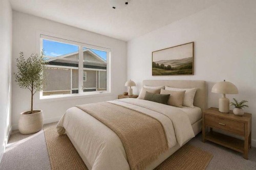 693 Savanna Boulevard Ne, Calgary, AB - Indoor Photo Showing Bedroom