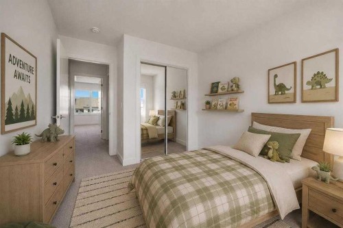 693 Savanna Boulevard Ne, Calgary, AB - Indoor Photo Showing Bedroom