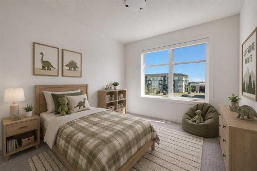 693 Savanna Boulevard Ne, Calgary, AB - Indoor Photo Showing Bedroom