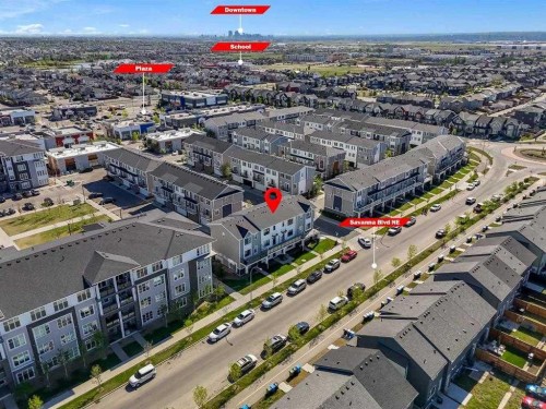 693 Savanna Boulevard Ne, Calgary, AB - Outdoor With View