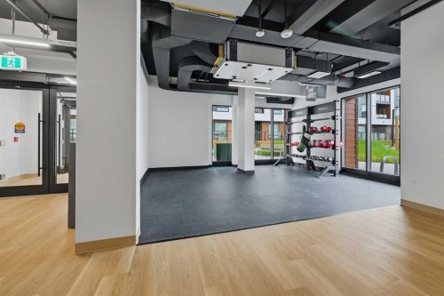 1301-8500 19 Avenue, Calgary, AB - Indoor Photo Showing Gym Room